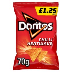 Doritos Chilli Heat Wave PM-£1.25 18x70g