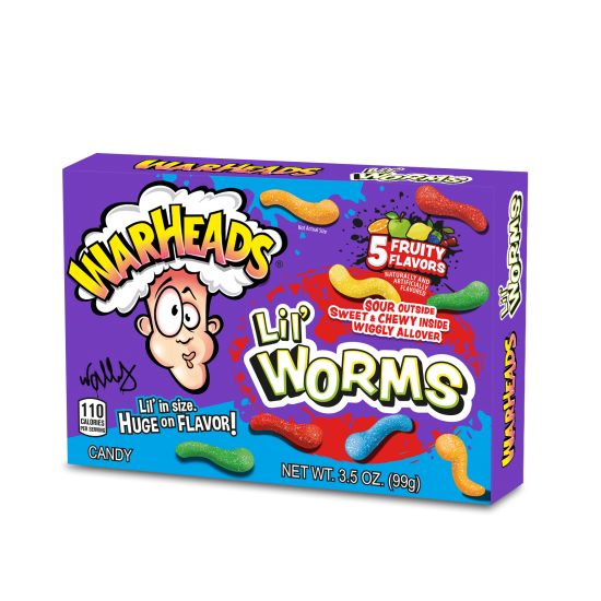 Warheads Lil' Worms Theater Box 99g